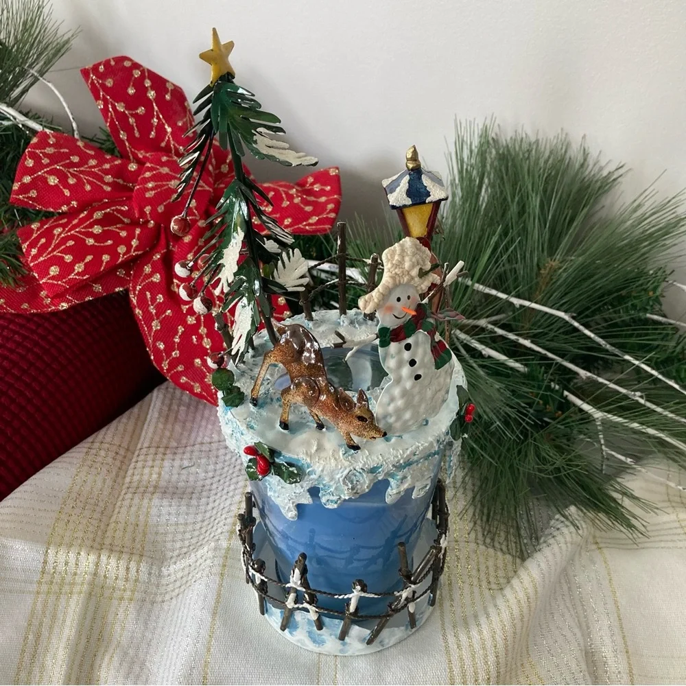HOME INTERIORS 3pc candle set